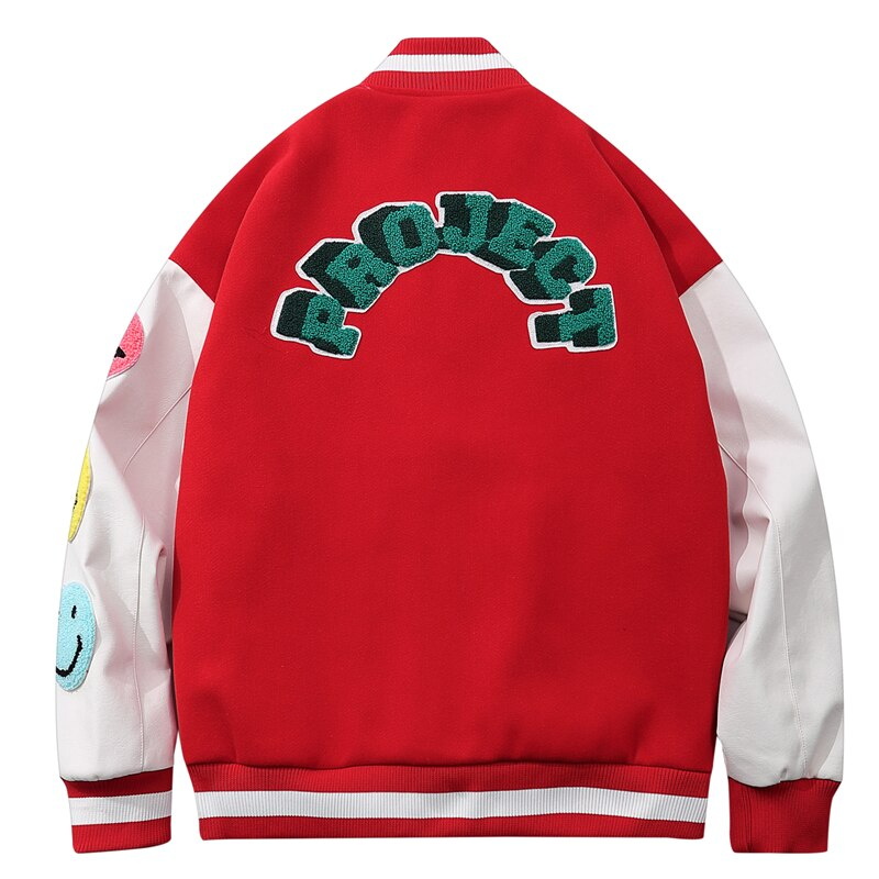 Y2K Grunge Red Project Jacket - Retro 90s Summer Outfit for Y2K Party & Club Vibes