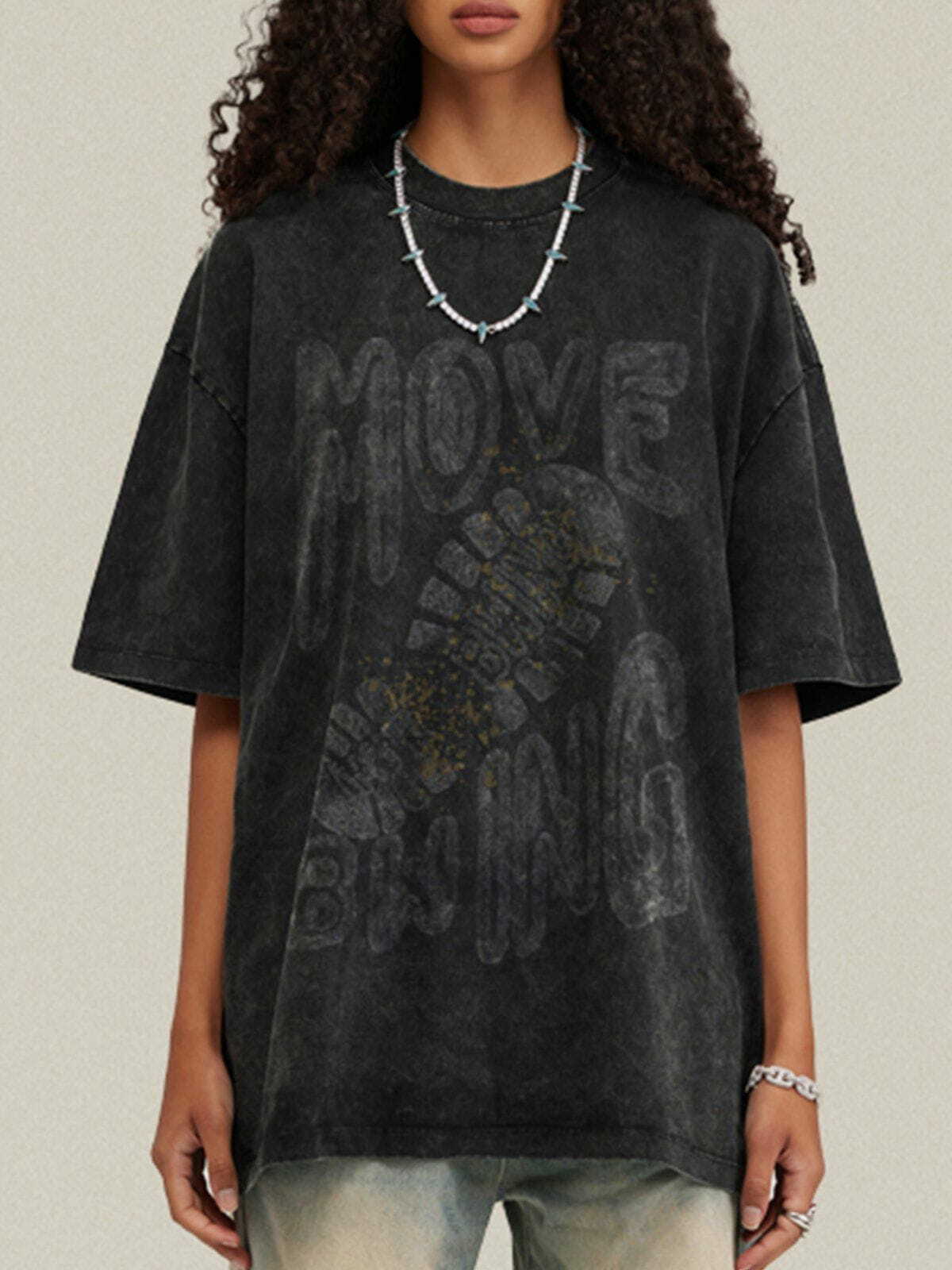 Y2K Grunge Shoe Print Tee - Retro 90s Summer Outfit, Perfect for Y2K Party & Club Looks