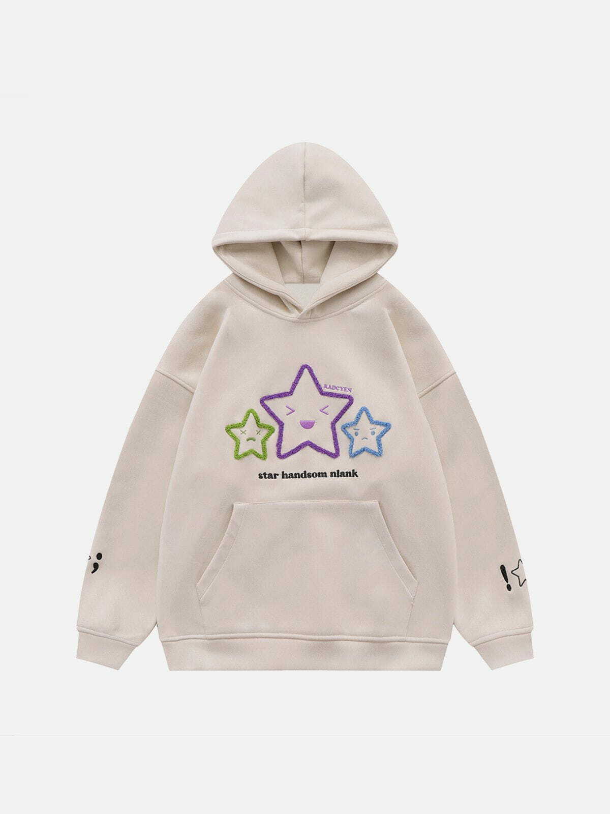 Y2K Grunge Star Hoodie - Retro 90s Fashion, Summer Outfits, Y2K Party & Club Style