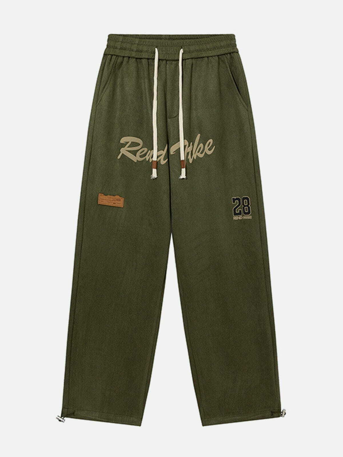 Y2K Grunge Straight Sweatpants - Retro 90s Summer Outfit, Y2K Party & Club Style