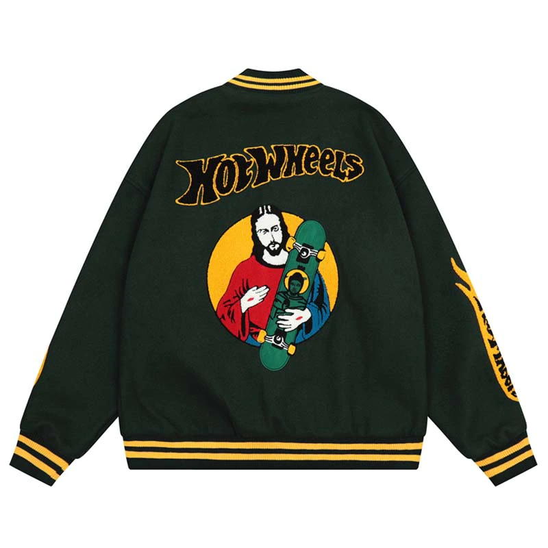 Y2K Grunge Varsity Jacket - Retro 90s Fashion for Summer Parties & Club Outfits