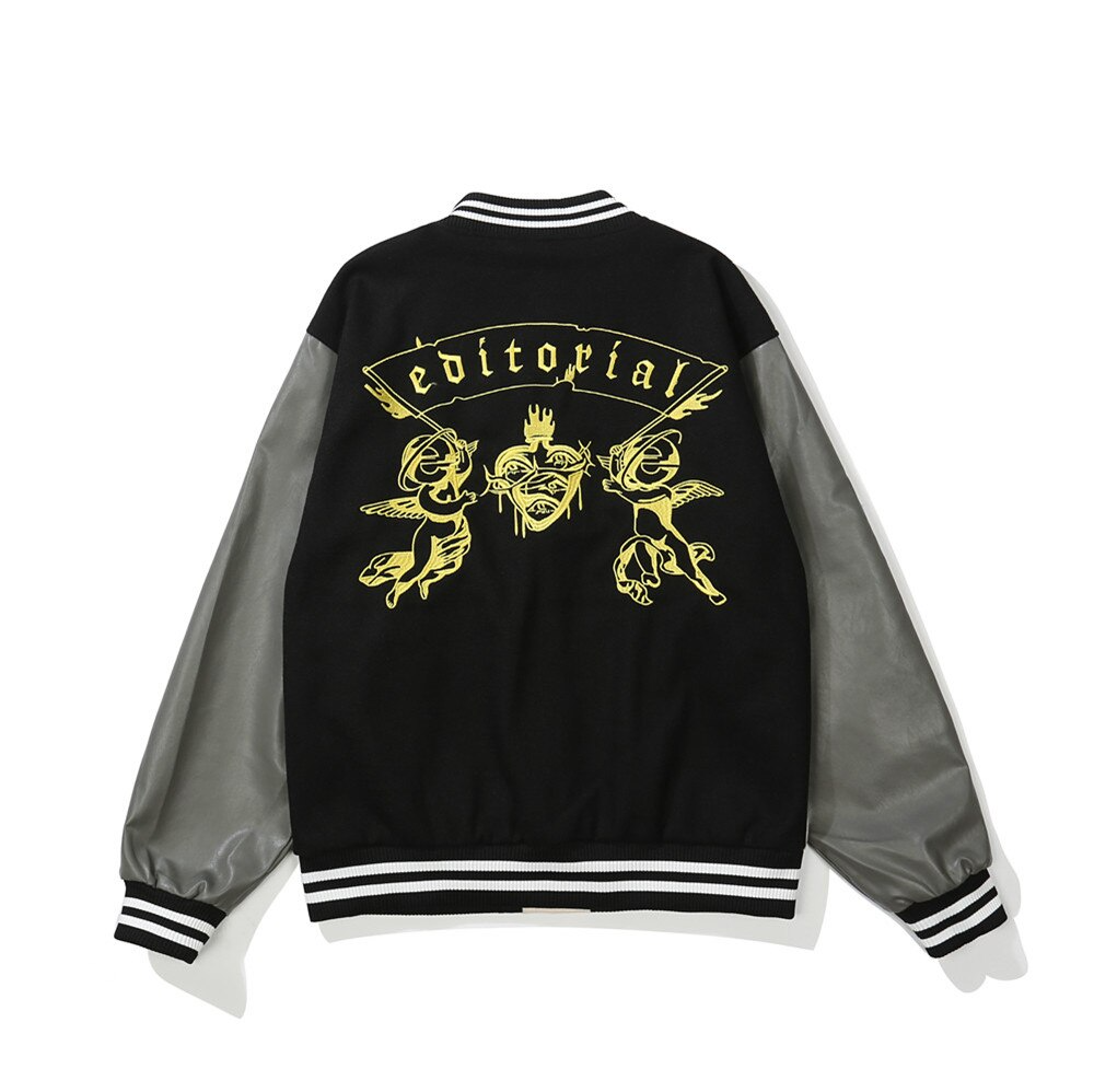 Y2K Grunge Varsity Jacket - Retro 90s Fashion for Summer Parties & Outfits