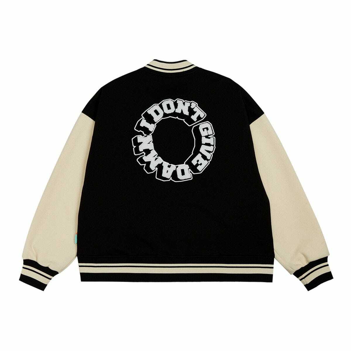 Y2K Grunge Varsity Jacket - Retro 90s Summer Outfit for Parties & Casual Looks