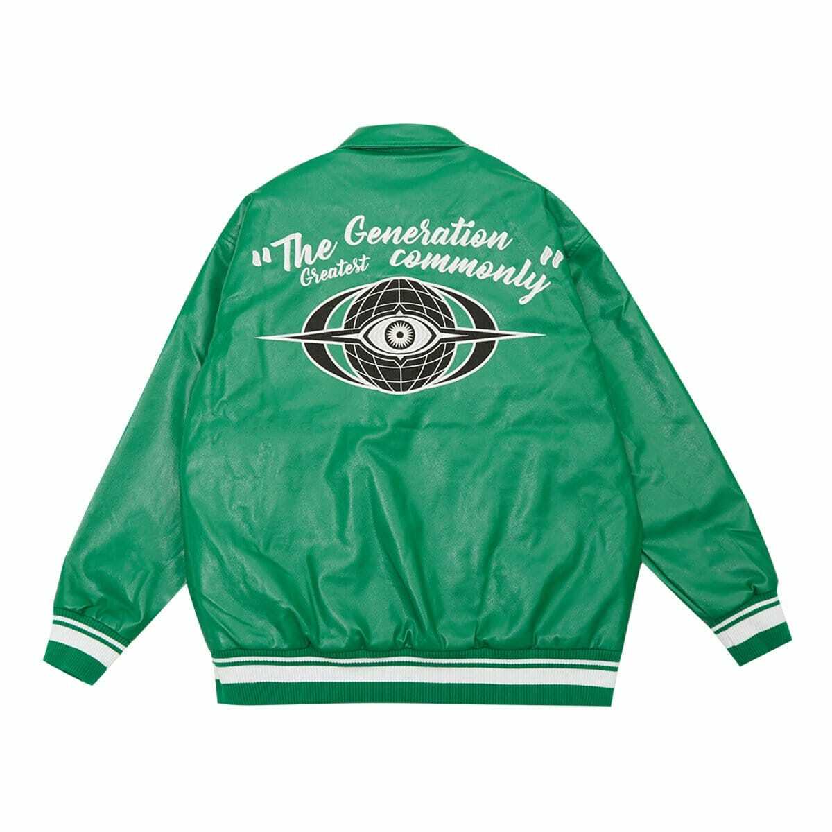 Y2K Grunge Varsity Jacket - Retro 90s Summer Outfit for Parties & Casual Looks