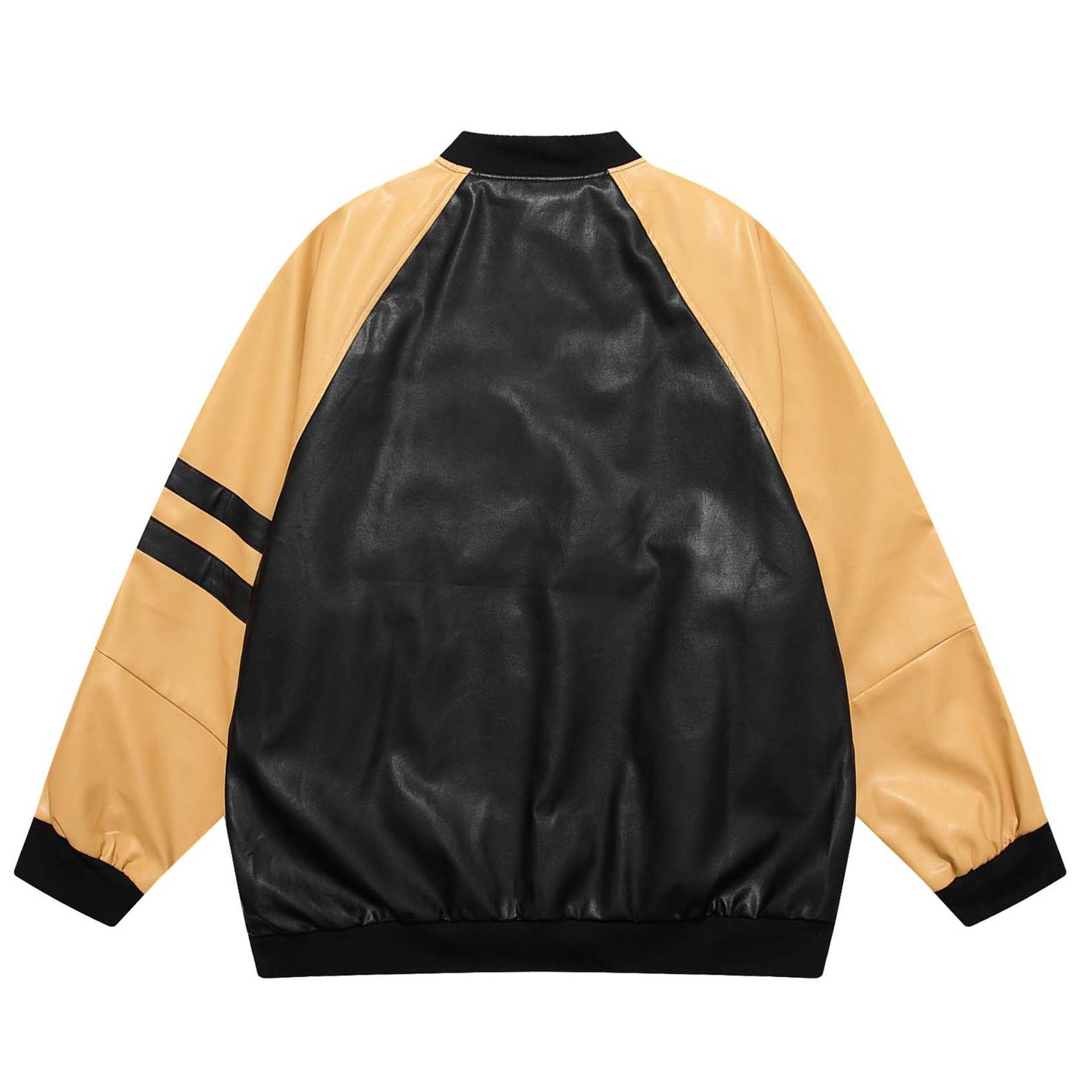 Y2K Grunge Varsity Jacket - Retro 90s Summer Outfit, Perfect for Y2K Party & Club Looks