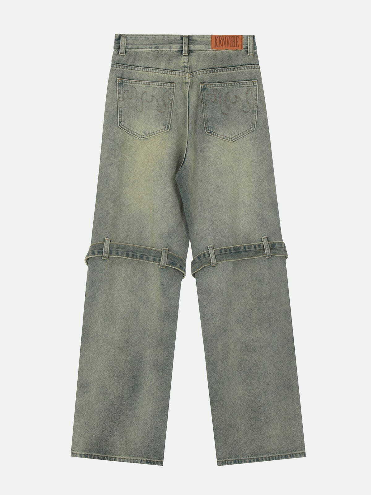 Y2K Grunge Washed Jeans: Retro 90s Summer Outfit for Parties & Casual Looks