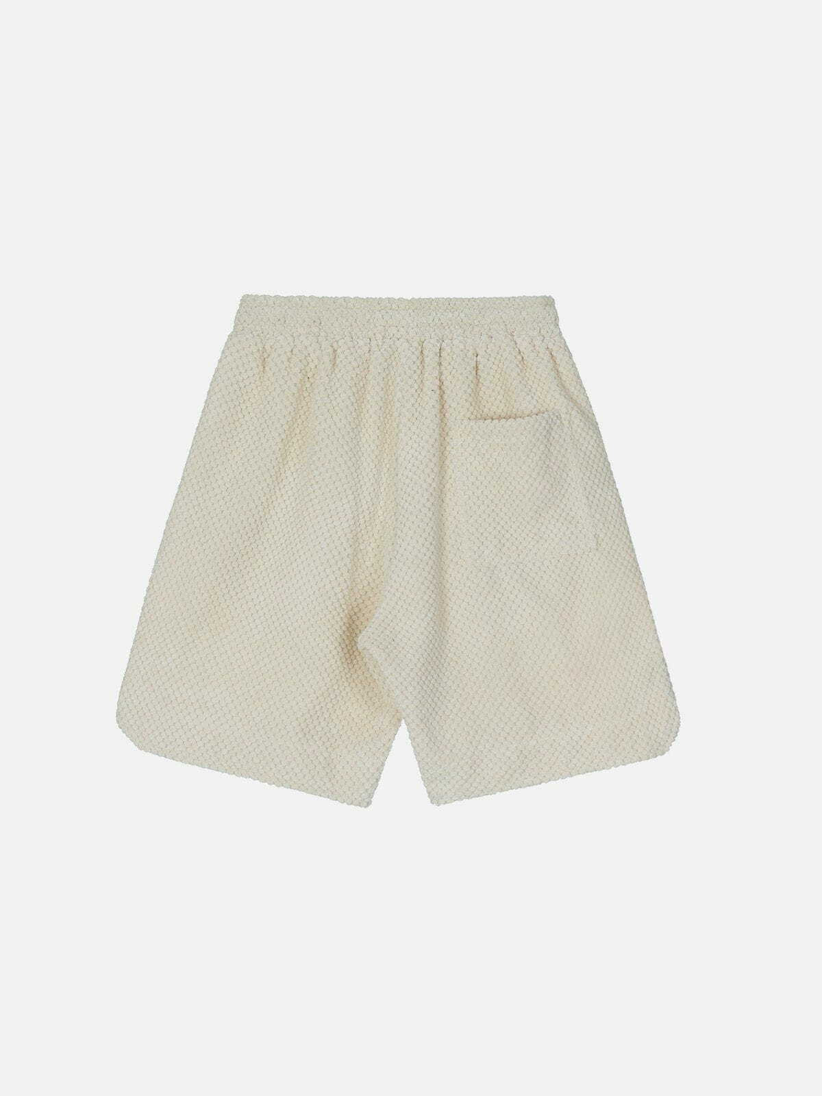 Y2K Grunge Woven Drawstring Shorts - Retro 90s Summer Outfit for Y2K Vibes and Style