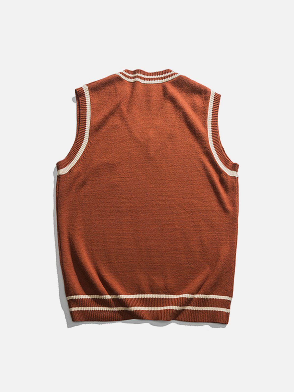 Y2K Heart Embroidered Sweater Vest - Retro 90s Grunge Outfit for Summer Parties & Clubbing