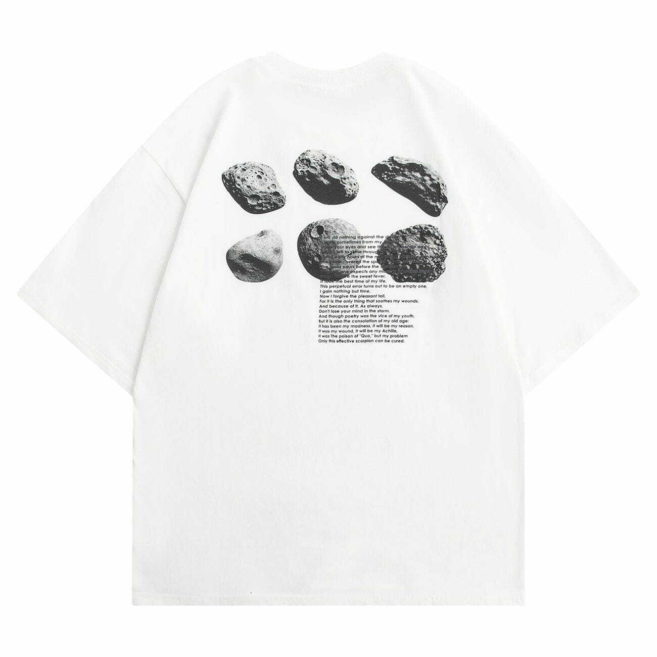 Y2K Meteorite Graphic Tee - Retro 90s Grunge Top for Summer Parties & Outfits