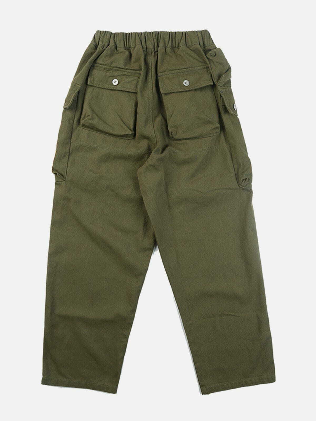 Y2K Multi-Pocket Cargo Pants - Retro 90s Grunge Style for Summer Outfits & Parties