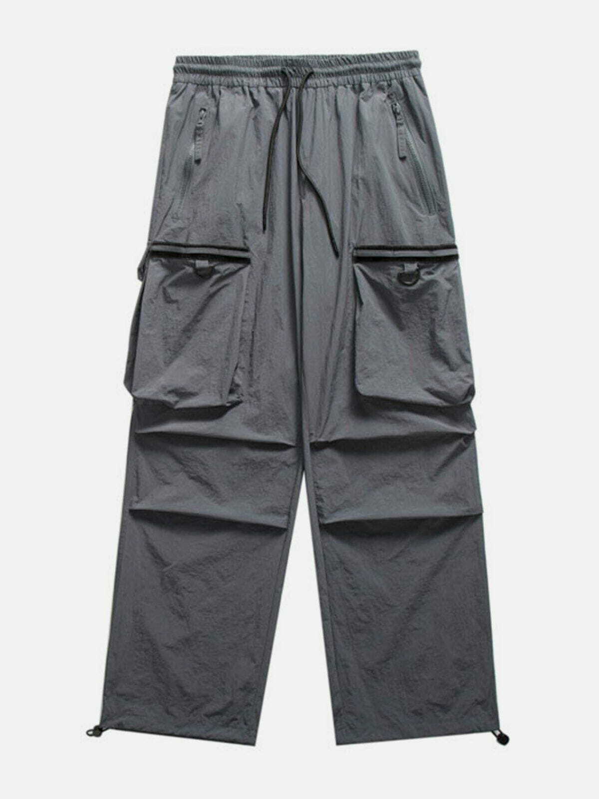 Y2K Multi-Pocket Cargo Pants - Retro 90s Grunge Style for Summer Outfits & Parties