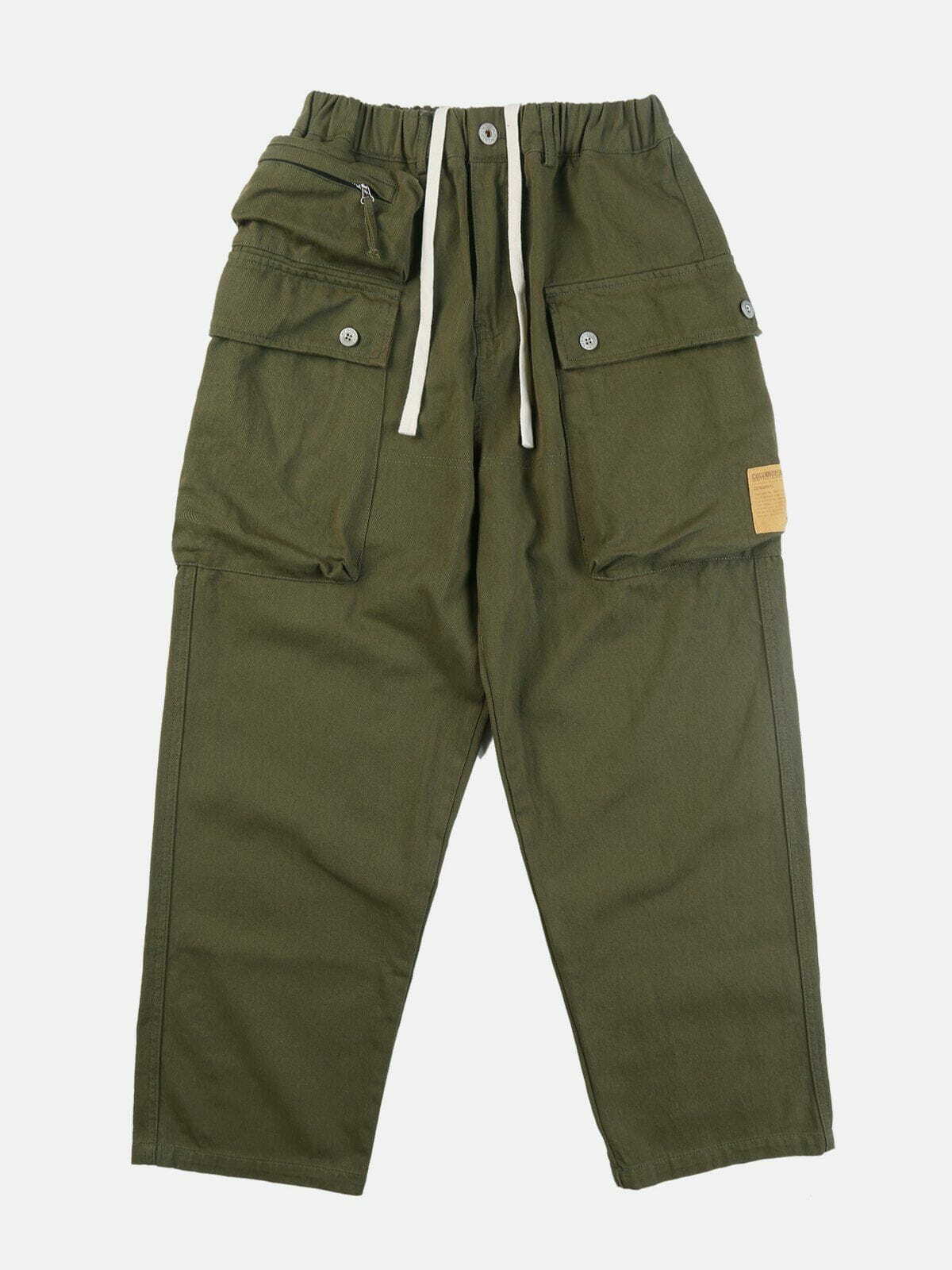 Y2K Multi-Pocket Cargo Pants - Retro 90s Grunge Style for Summer Outfits & Parties