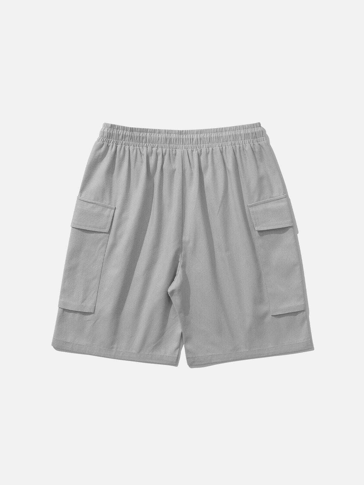 Y2K Multi-Pocket Shorts: Retro 90s Grunge Outfit for Summer Parties & Beach Vibes