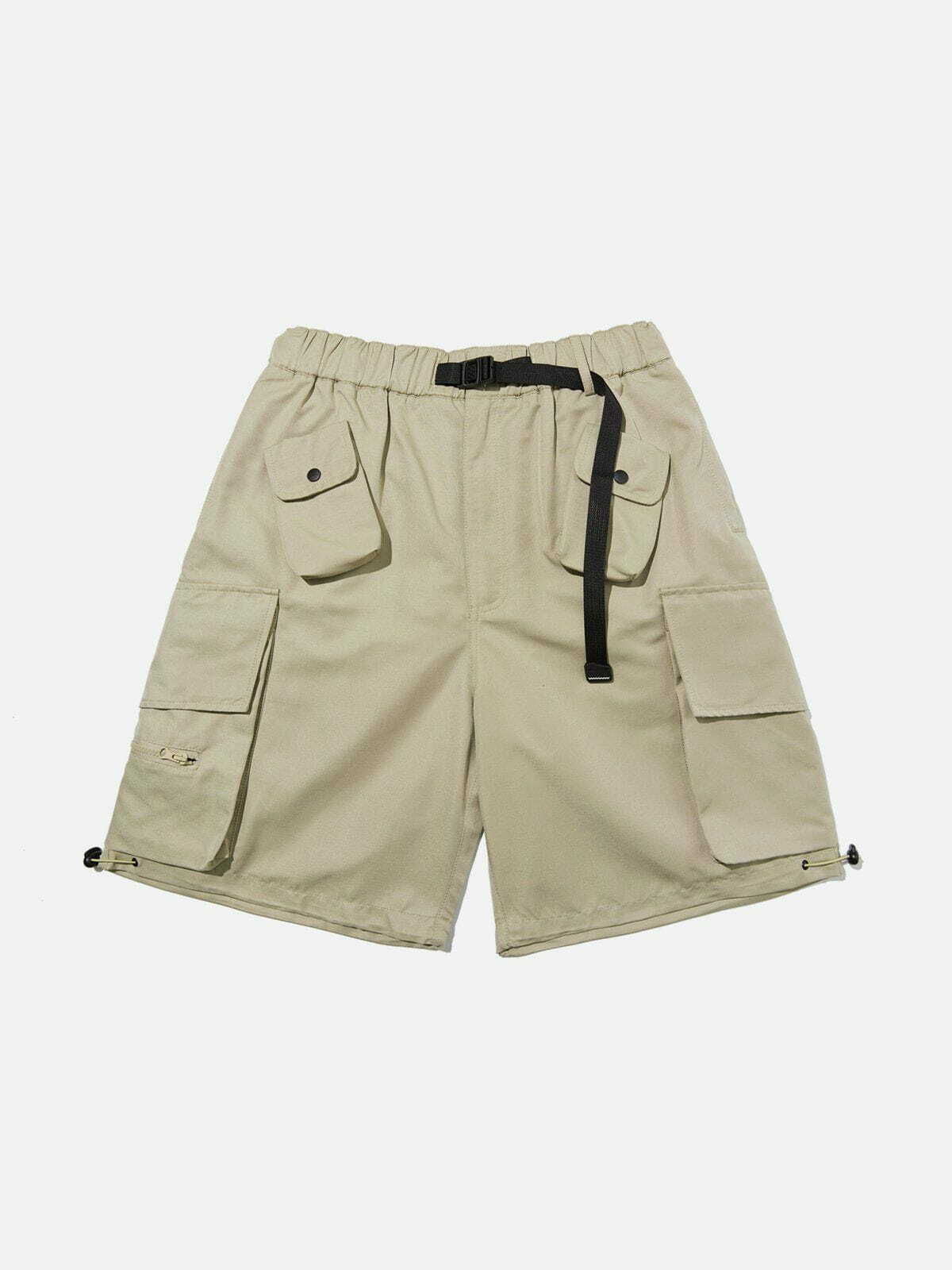 Y2K Multi-Pocket Shorts: Retro 90s Grunge Outfit for Summer Parties & Beach Vibes