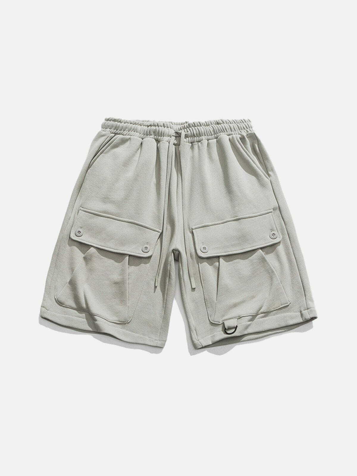 Y2K Multi-Pocket Shorts: Retro 90s Grunge Outfit for Summer Parties & Beach Vibes