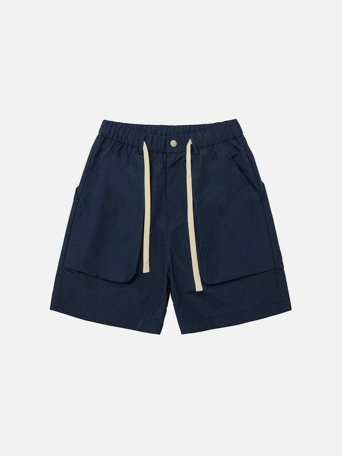 Y2K Multi-Pocket Shorts: Retro 90s Grunge Outfit for Summer Parties & Beach Vibes