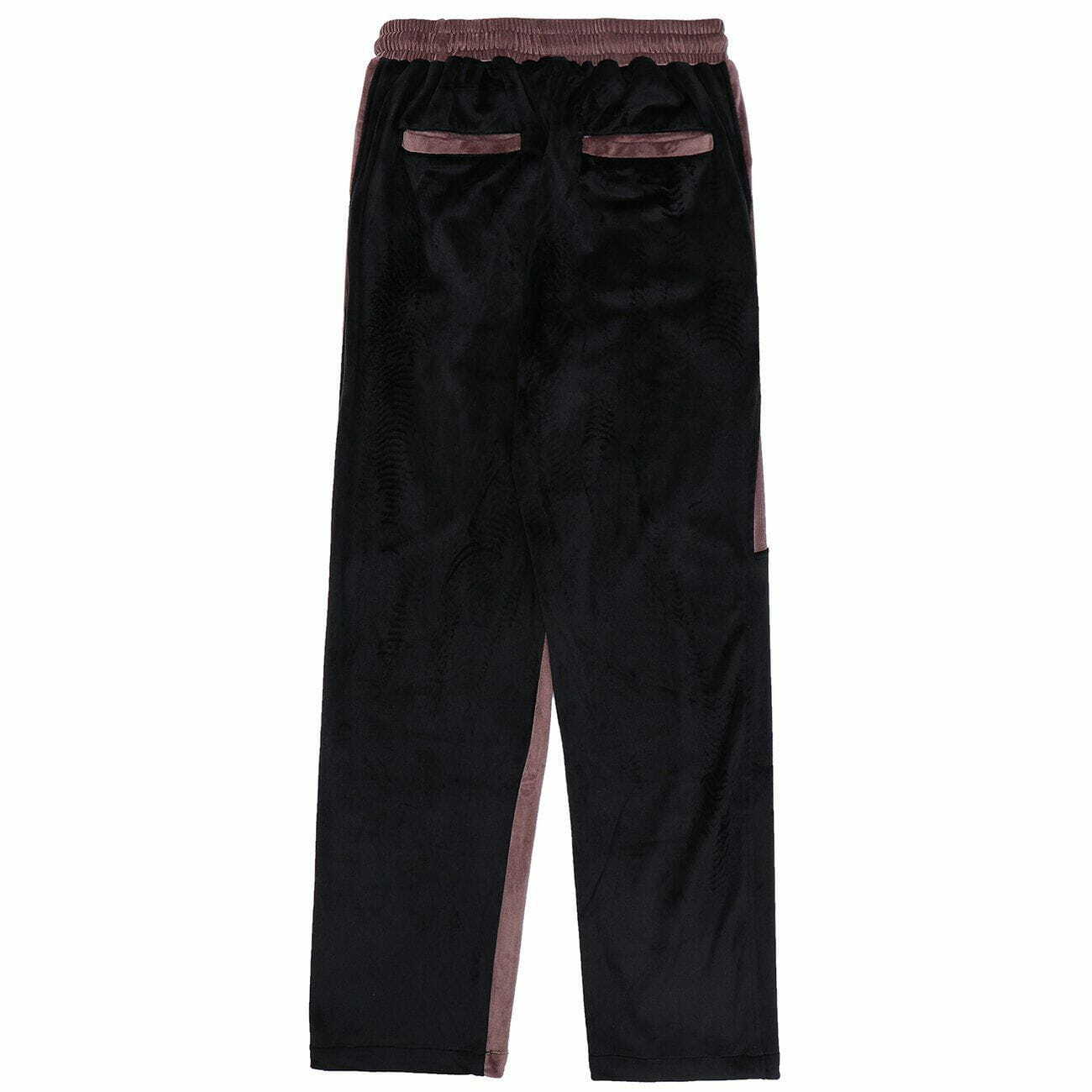 Y2K Patchwork Casual Sweatpants - Retro 90s Grunge Outfit for Summer Parties & Beach Fun