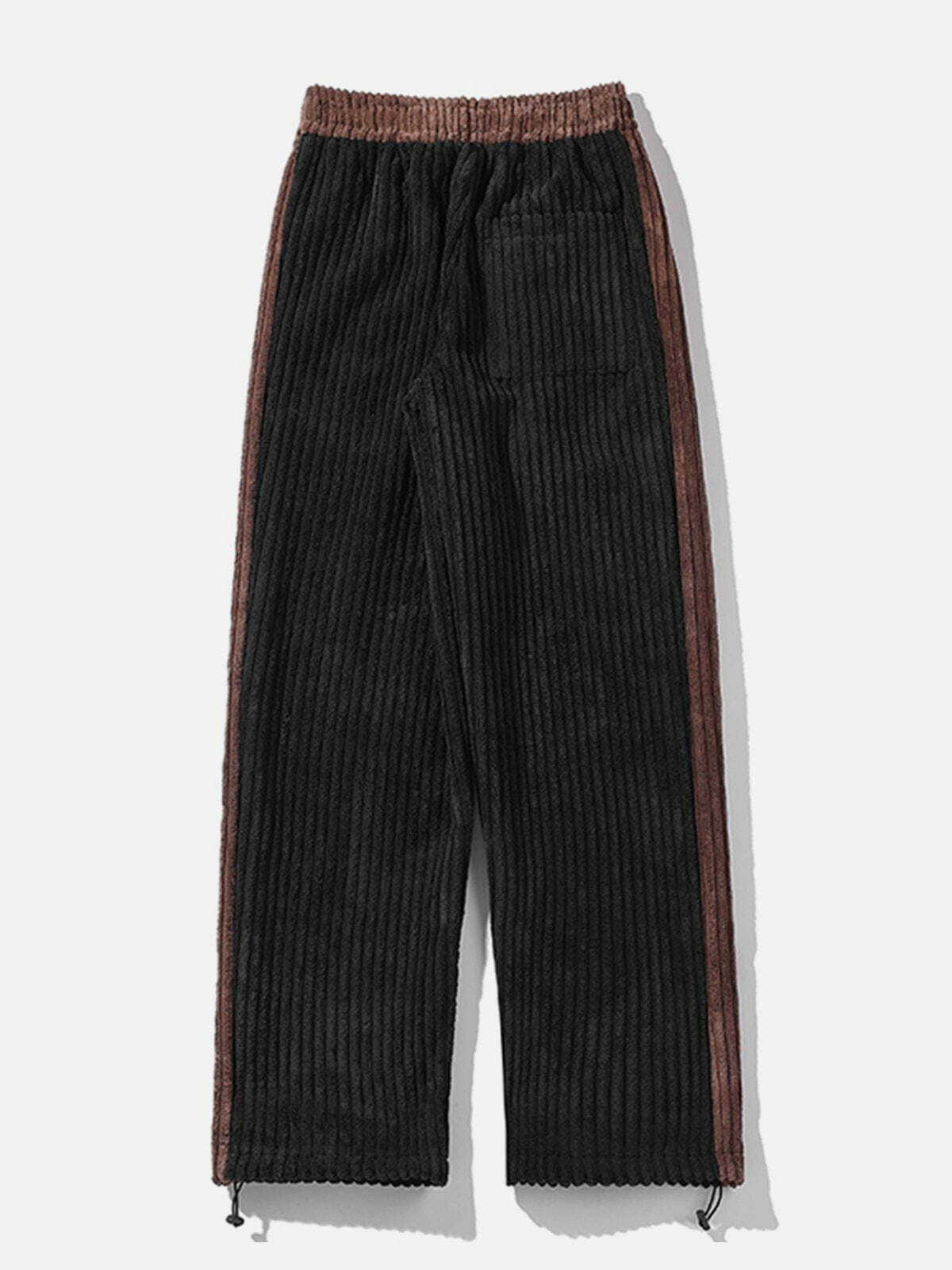 Y2K Patchwork Corduroy Sweatpants - Retro 90s Grunge Outfit for Summer Parties & Casual Wear