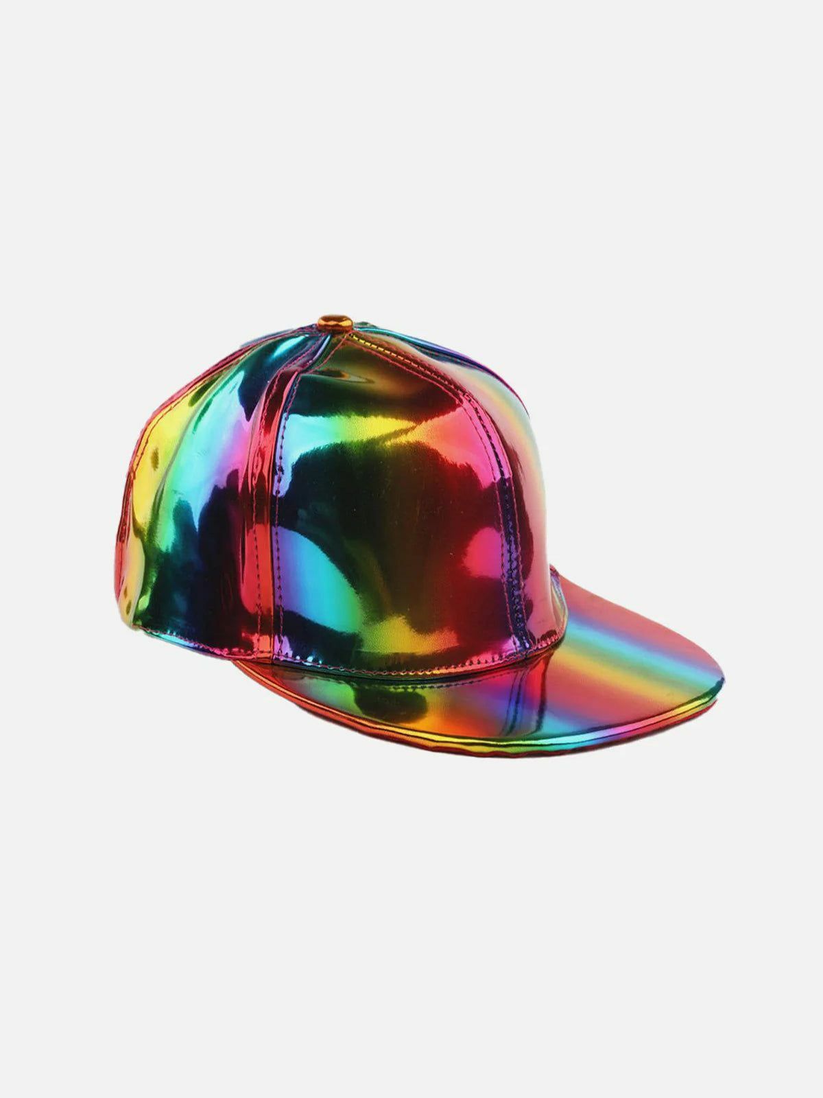 Y2K Rainbow Baseball Cap - Retro 90s Grunge Style for Summer Outfits & Parties