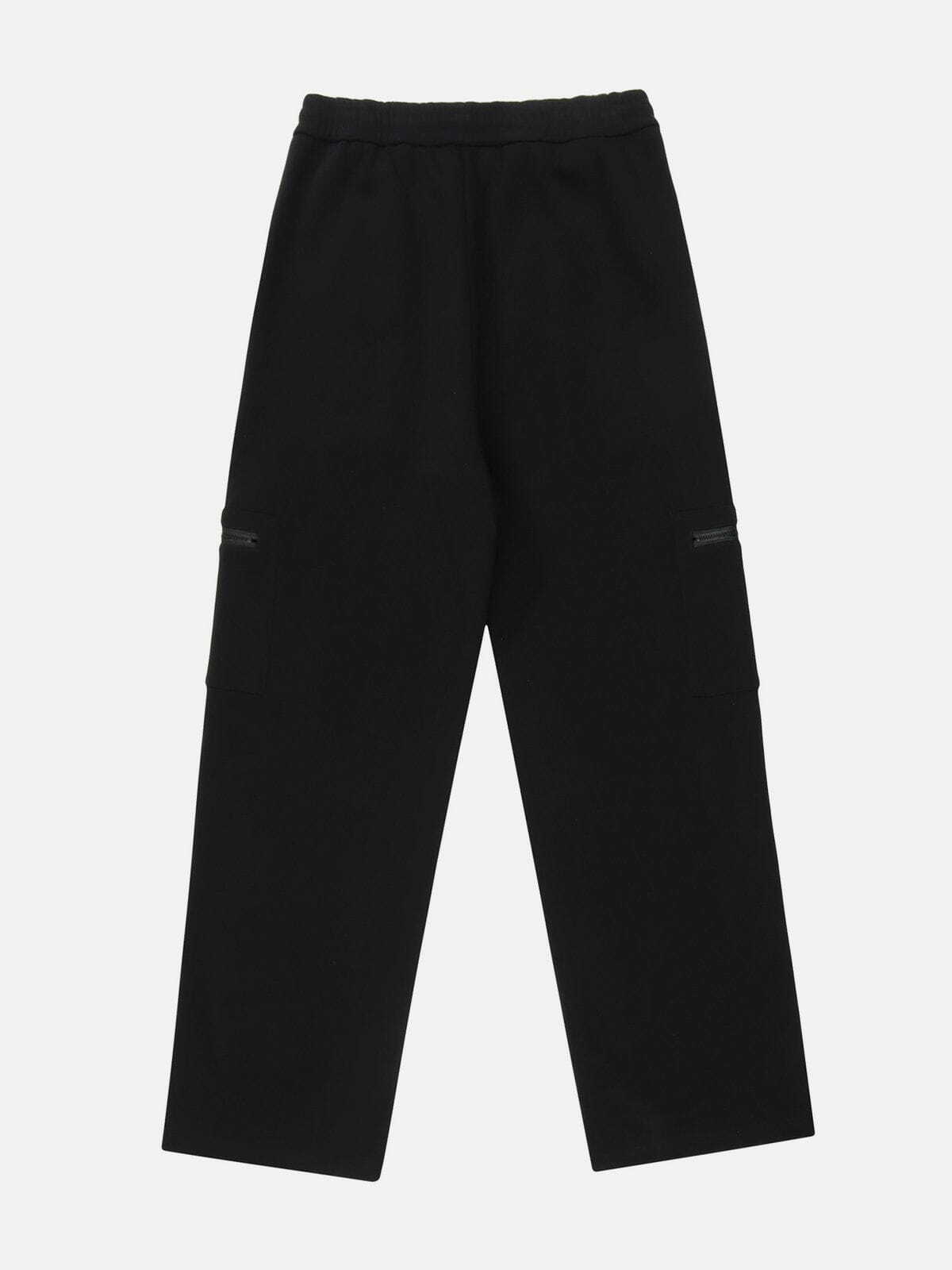 Y2K Striped Side Pockets Sweatpants - Retro 90s Grunge Outfit for Summer Parties