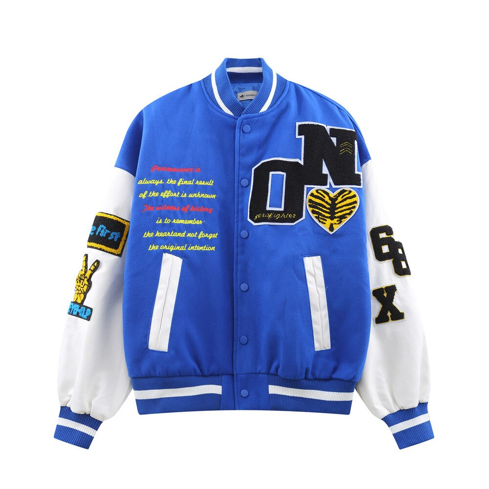 Y2K Varsity Jacket - Retro 90s Grunge Style for Summer Parties & Casual Outfits