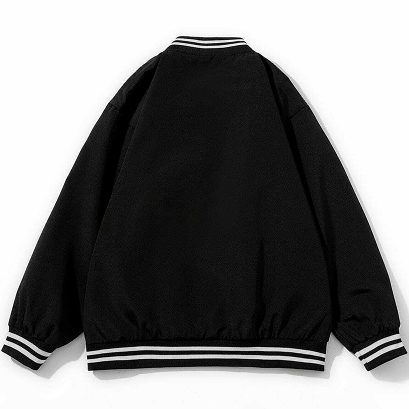 Y2K Varsity Jacket: Retro 90s Grunge Outfit for Summer Parties & Club Nights