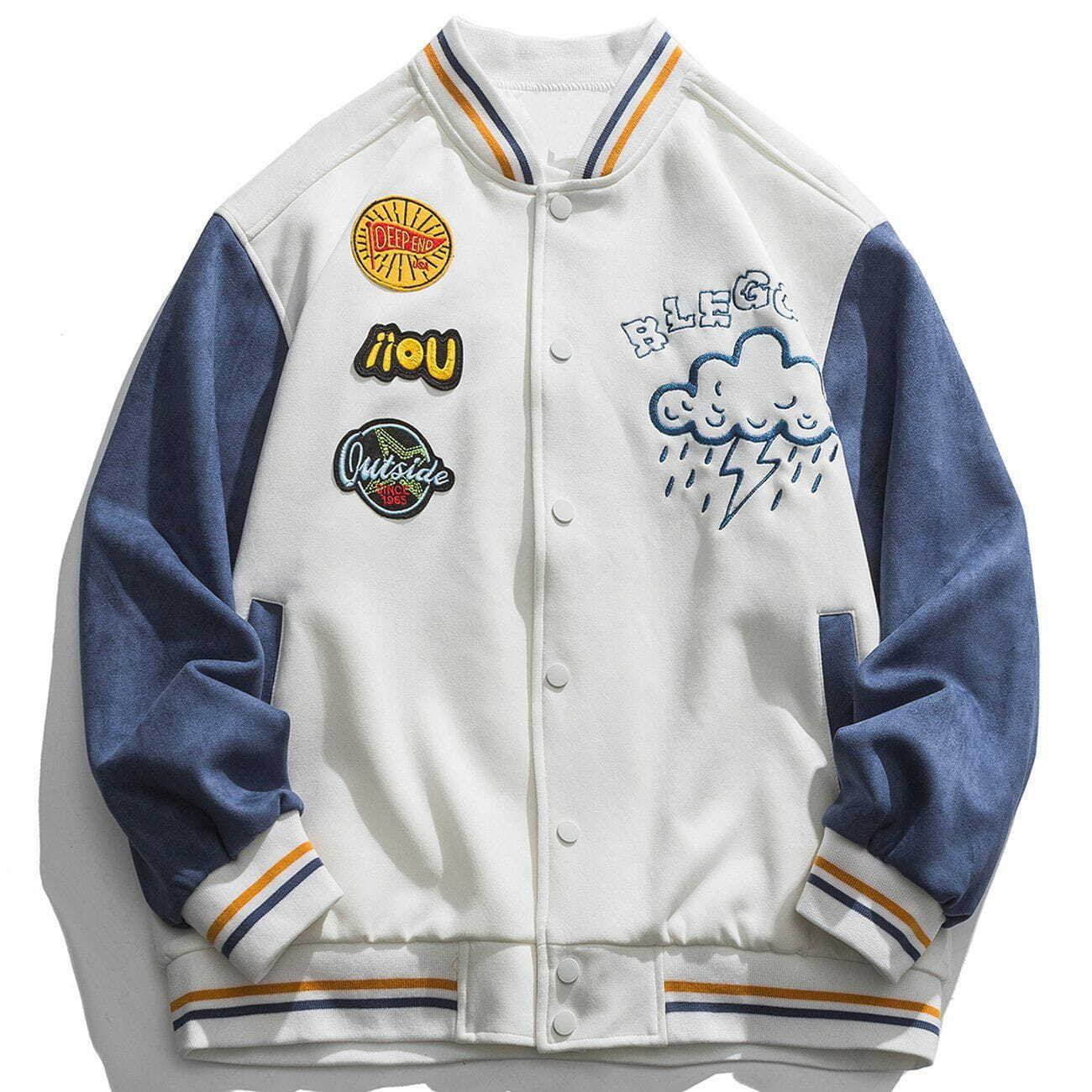 Y2K Varsity Jacket: Retro 90s Grunge Outfit for Summer Parties & Club Nights