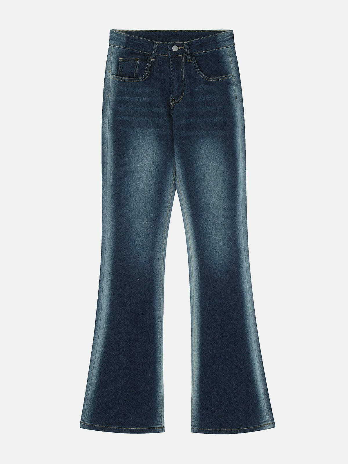 Y2K Vintage Gradient Jeans - Retro 90s Grunge Outfit for Summer Parties & Clubbing