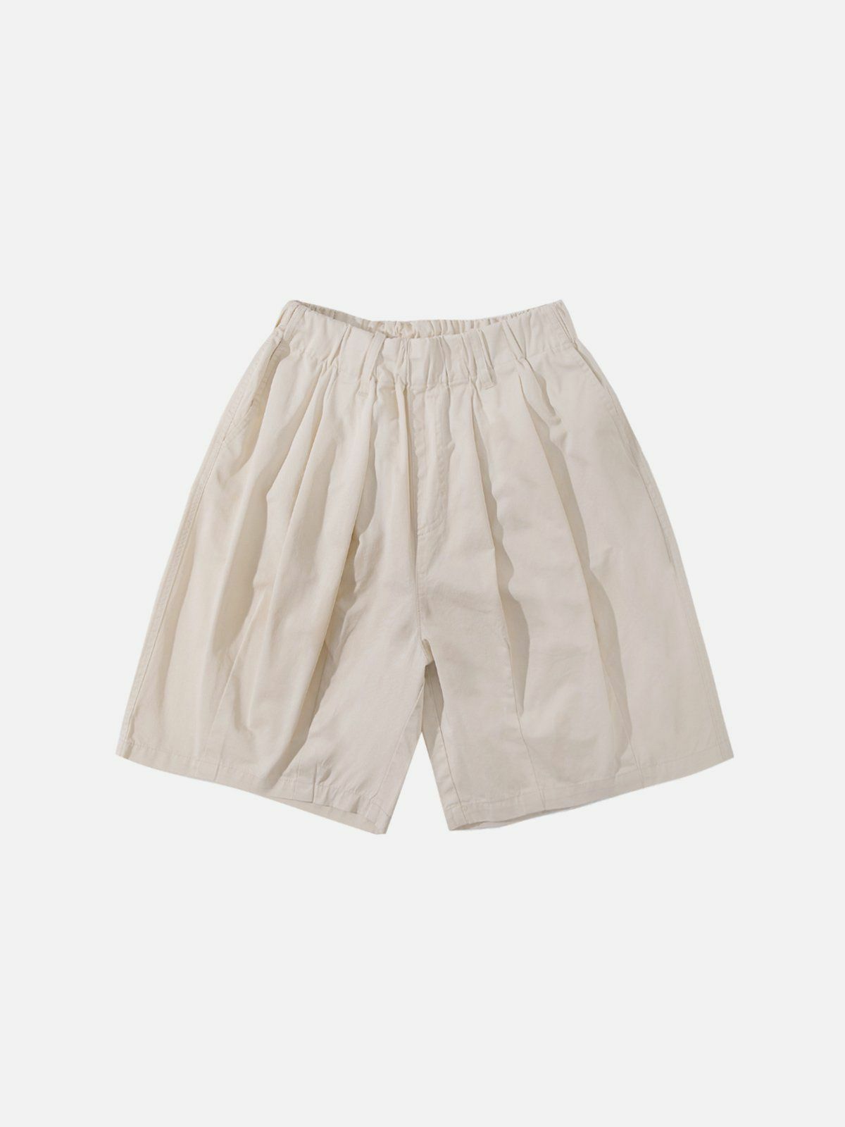 Y2K Vintage Solid Shorts - Retro 90s Grunge Summer Outfit for Y2K Party & Beach Vibes