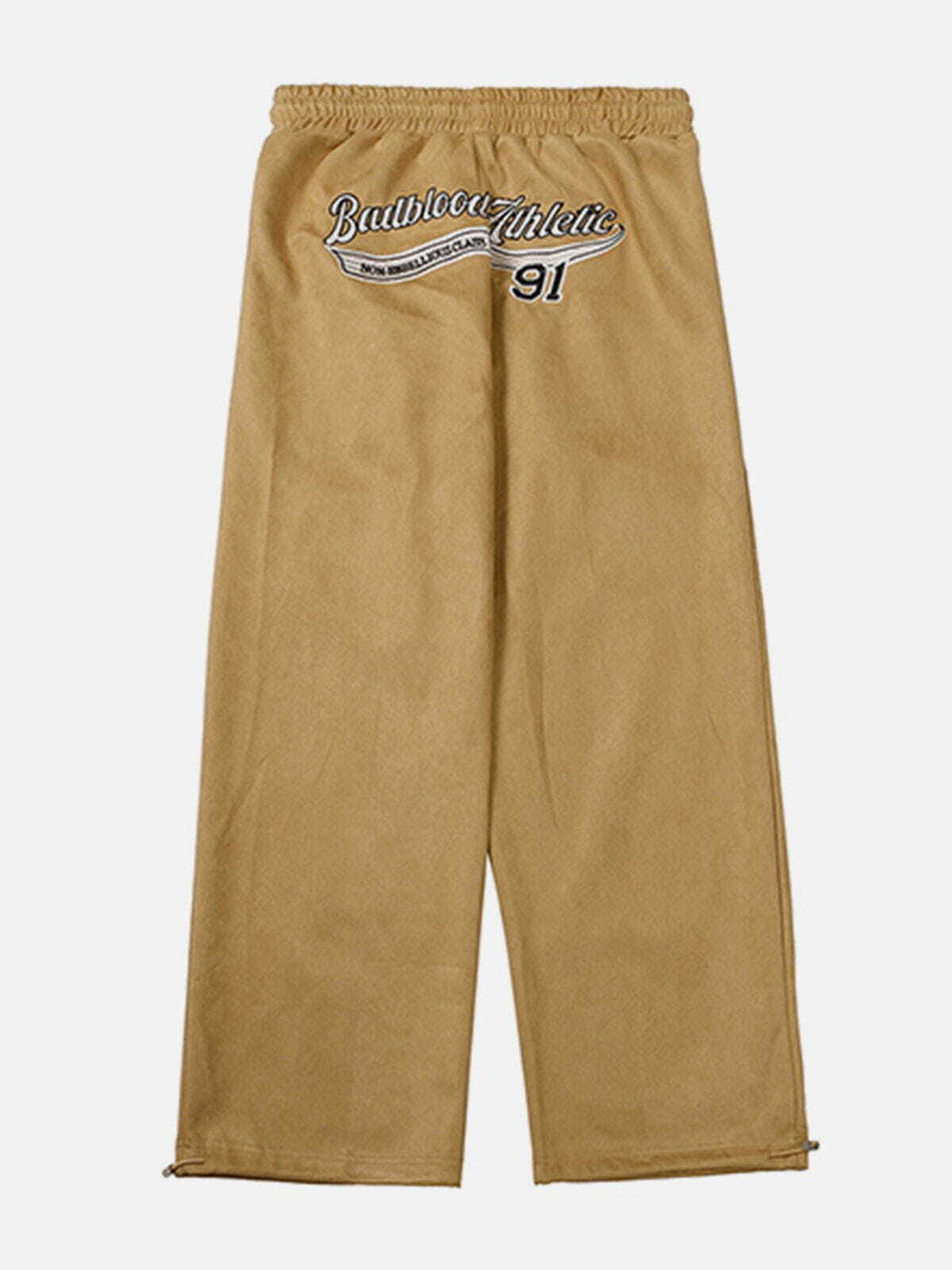 Y2K Vintage Sporty Suede Pants - Retro 90s Grunge Outfit for Summer Parties & Clubbing