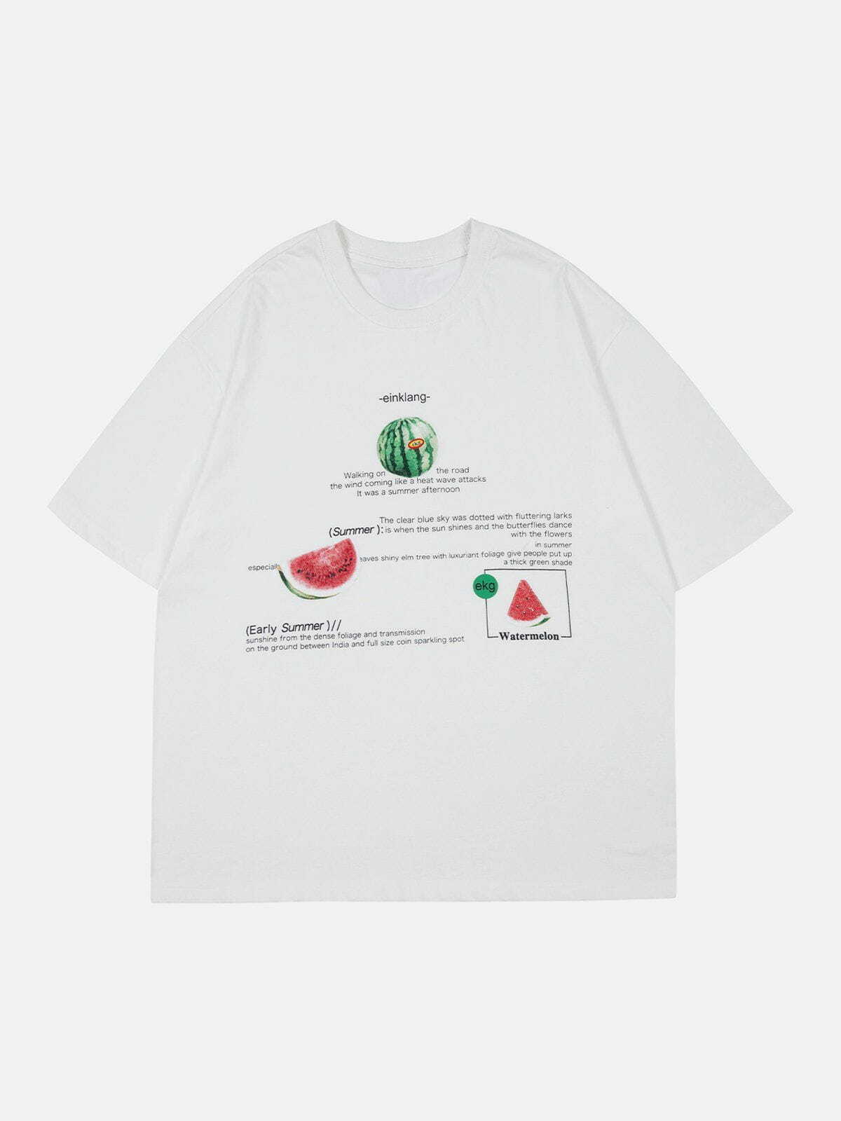 Y2K Watermelon Print Baby Tee - Retro 90s Summer Outfit, Grunge Style Top for Y2K Vibes