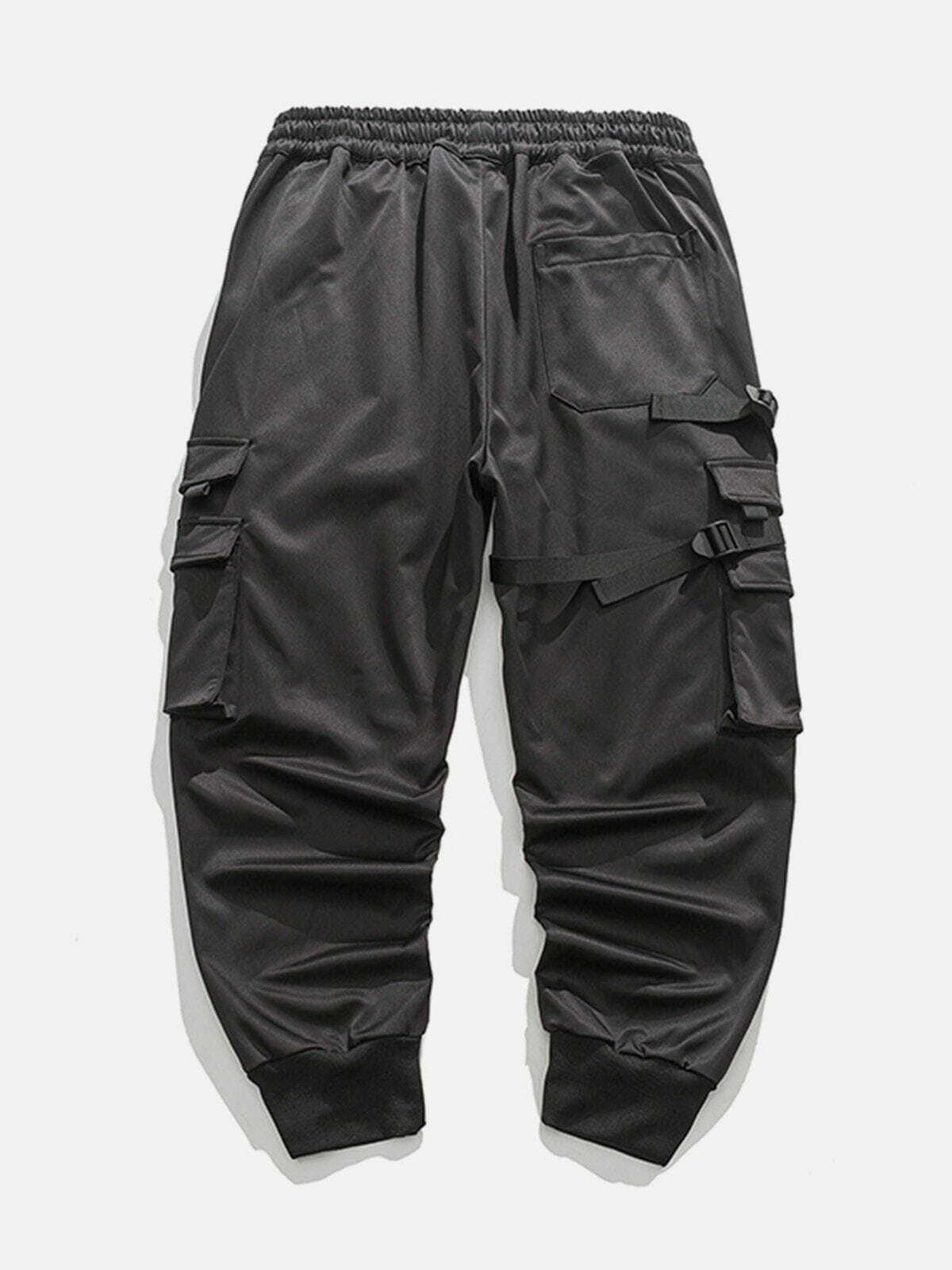 Y2K Woven Ribbon Cargo Pants - Retro 90s Grunge Style for Summer Outfits & Parties